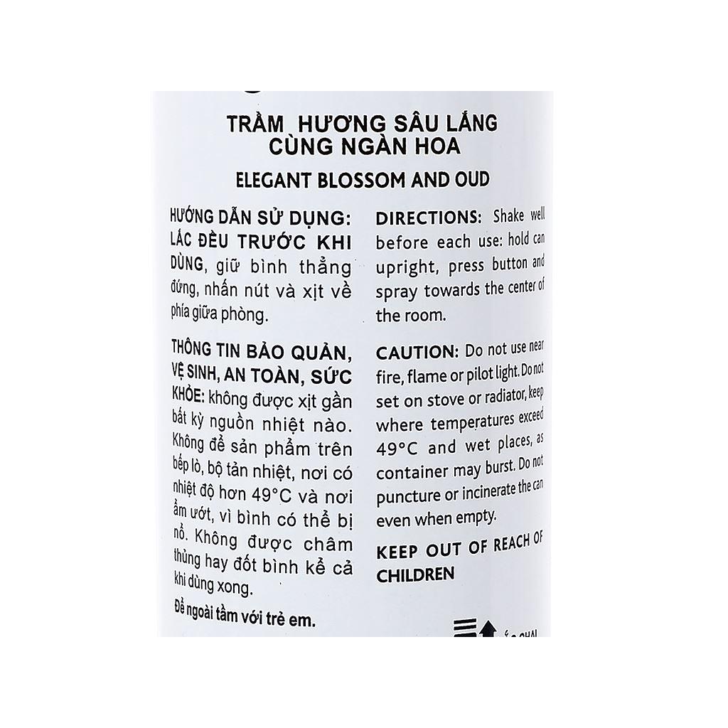 Combo 2 Chai Bình Xịt Thơm Phòng Glade Nature Trầm Hương Sâu Lắng Cùng Ngàn Hoa 280gx2