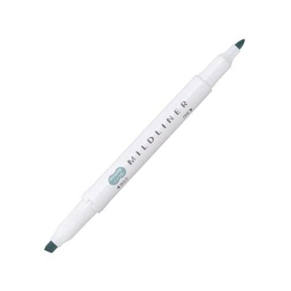 Viết Lông Dầu Dạ Quang Zebra Mildliner-MSB Fine Bold Mild Smoked Blue