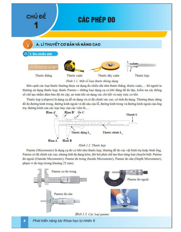 Sách - Phát Triển Năng Lực Khoa Học Tự Nhiên 6 - Biên soạn theo chương trình GDPT mới
