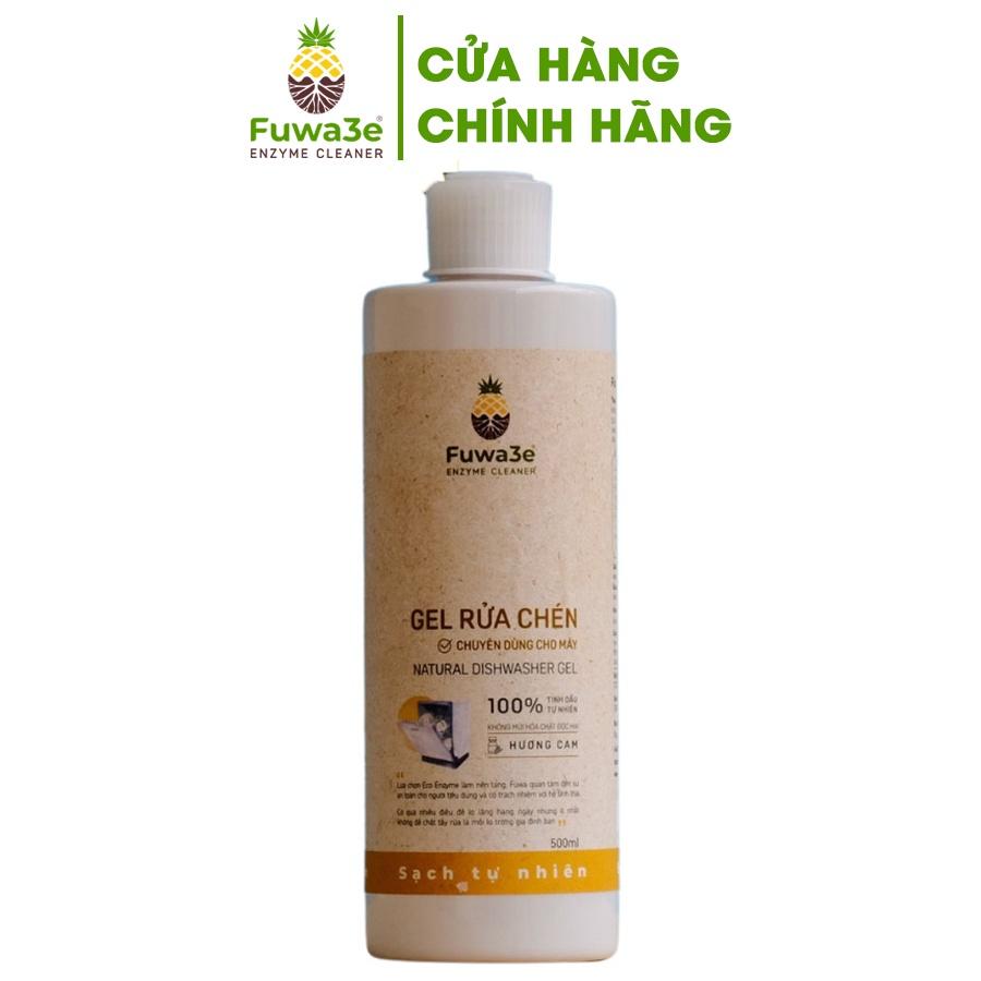 Nước rửa bát cho máy rửa chén bát Fuwa3e hữu cơ sinh học dạng gel 500ml