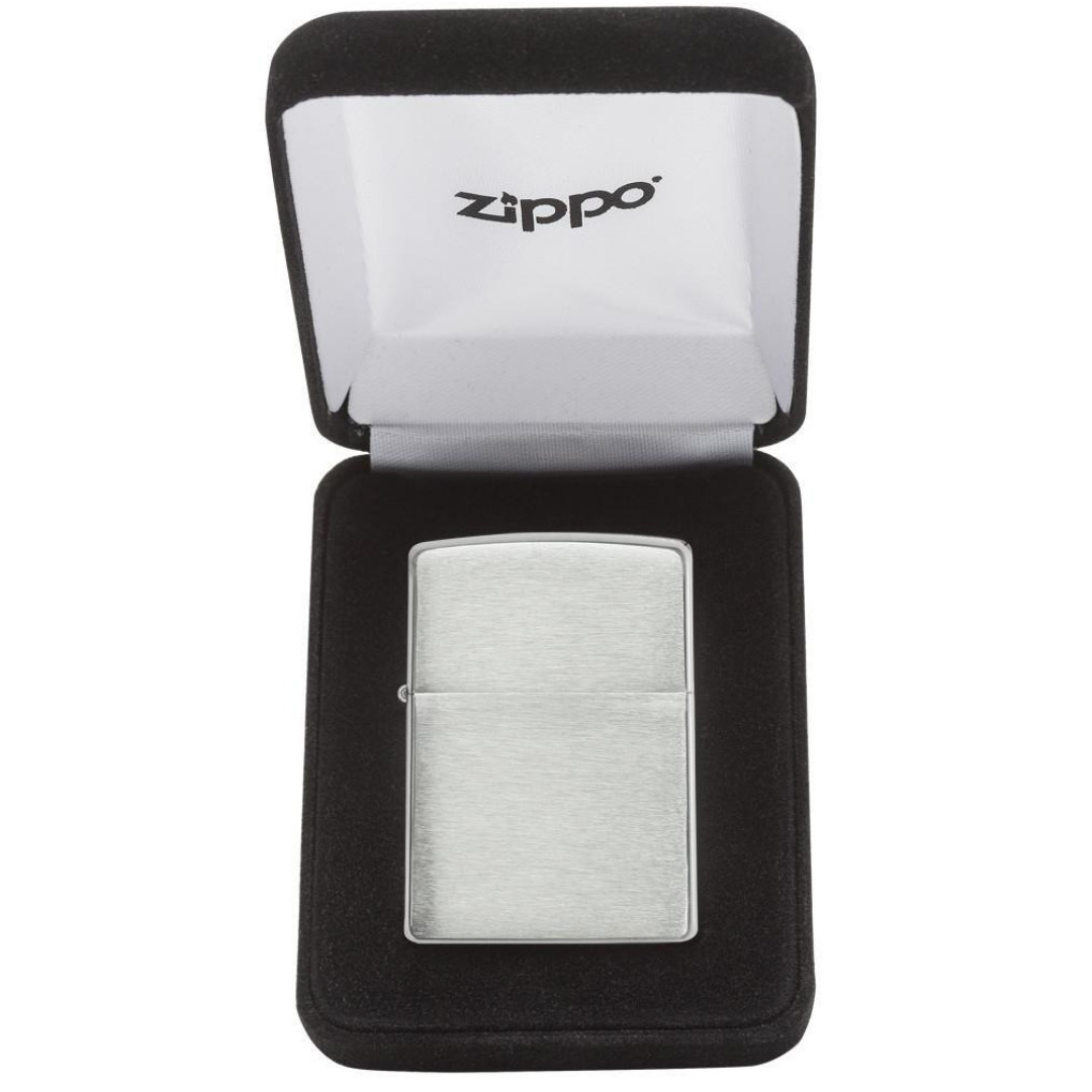 Bật Lửa Zippo Armor Brushed Sterling Silver 27
