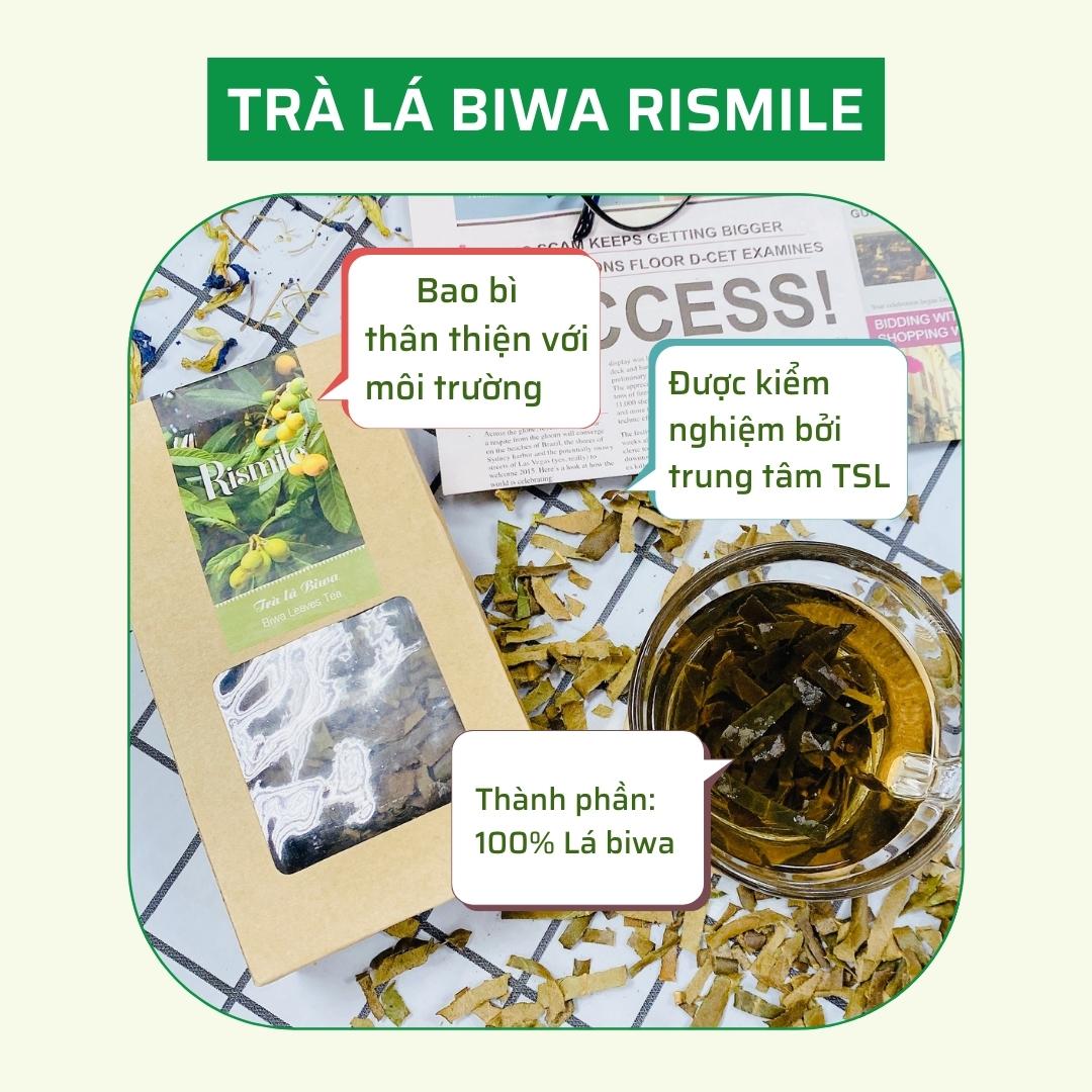 Trà lá Biwa Rismile  35grams