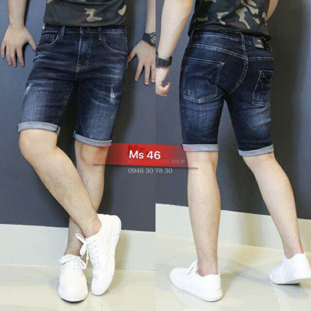 QUẦN SHORT JEANS NAM CO DÃN CAO CẤP MS712