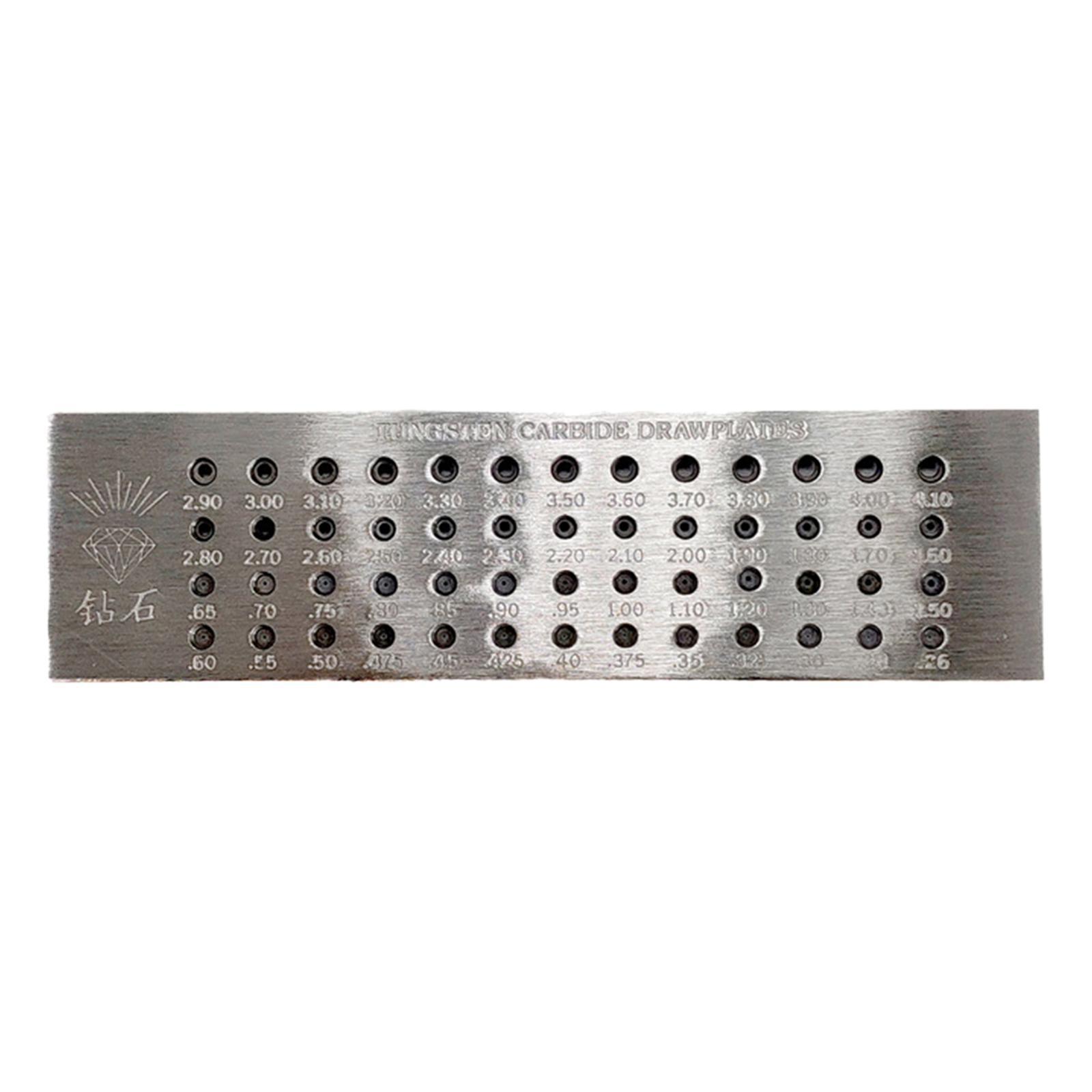 Wire Drawplate Jewelry Making Polishing Tungsten Carbide Wire Draw Plate