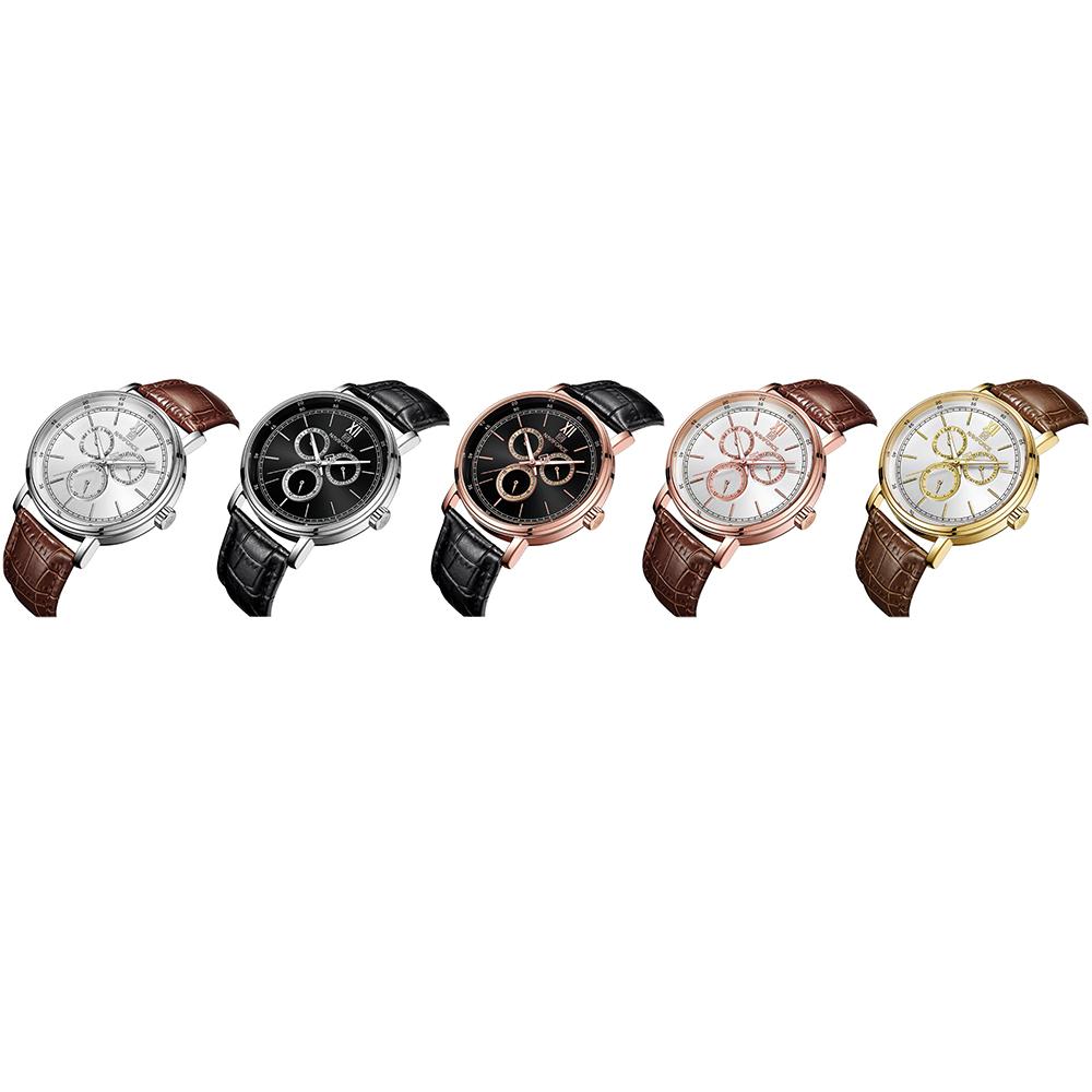 Đồng hồ đeo tay Quartz dây da NAVIFORCE NF3002