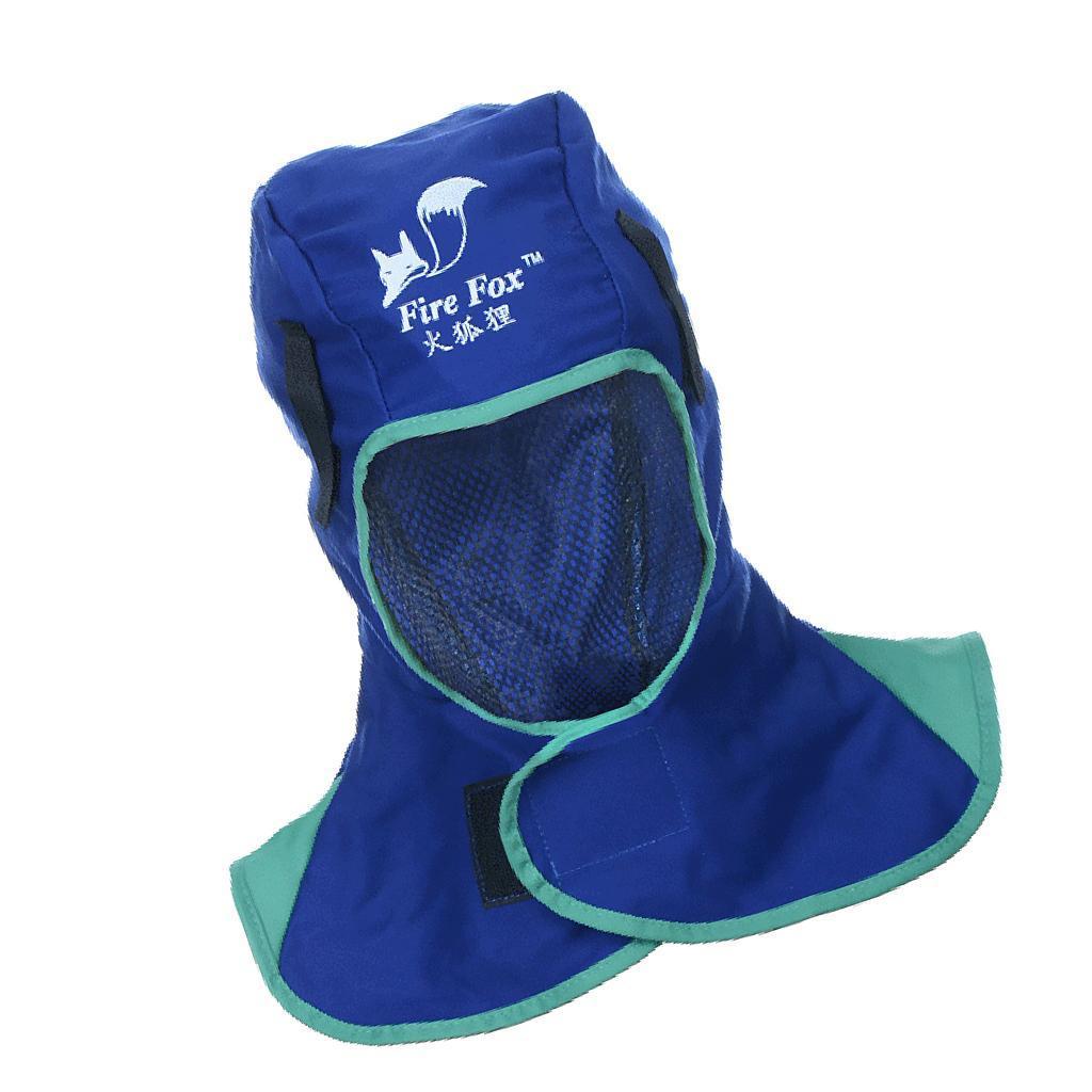 2 Pcs Flame Retardant Safety Welding Neck Head Protective Hood - Blue