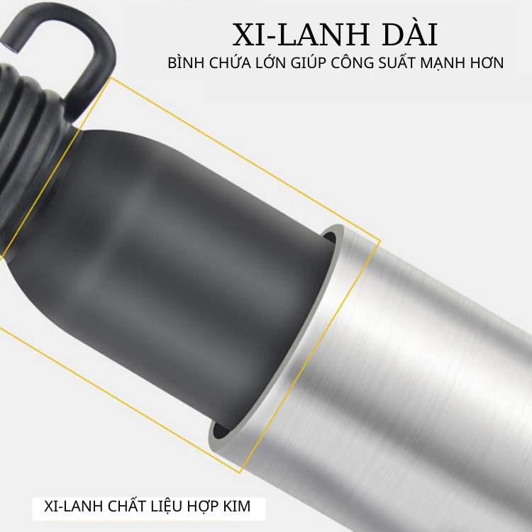 Bộ Búa đục nén khí công nghiệp, đục pê tông cầm tay 150mm