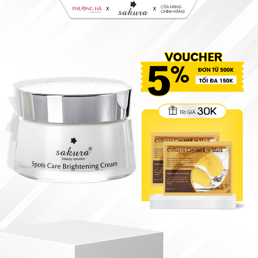 Kem dưỡng trắng da Sakura Spots Care Brightening Cream 45g