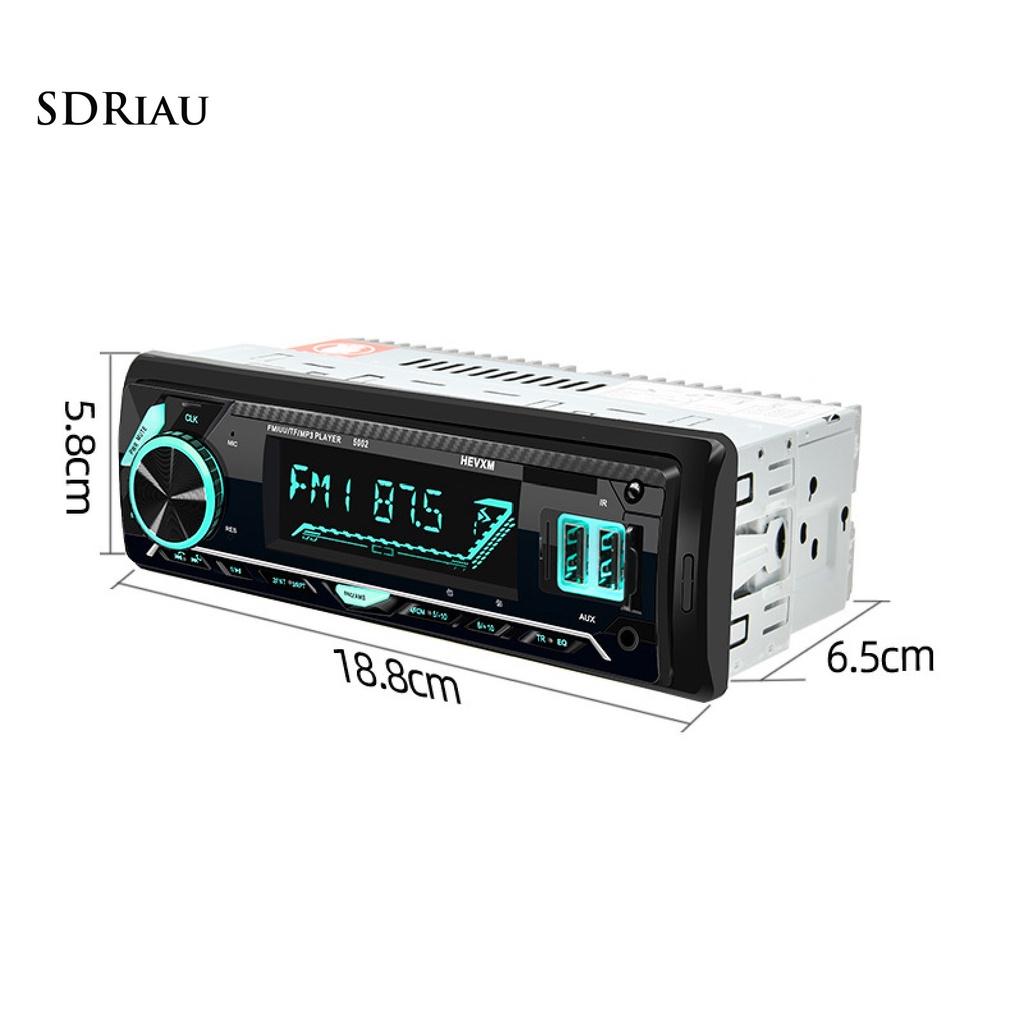 *QCDZ* 5006 12V Car MP3 Player Dual USB Quick Charging Bluetooth U Disk Card Radio Player for Vehicles