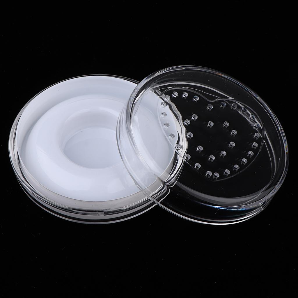 3Pcs Round False Eyelash Storage Case Box Eyelash Holder Container