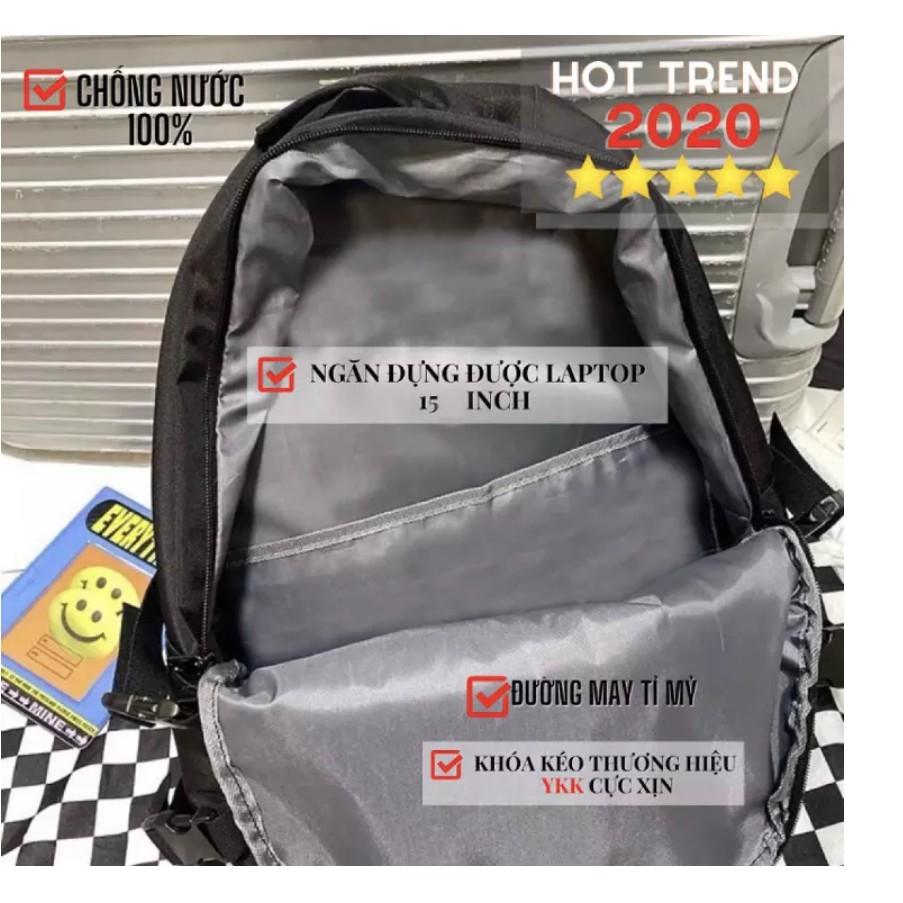 BALO LAPTOP THỜI TRANG NAM NỮ ULZZANG BASIC chống trầy vải oxford cực dai BL348 - B