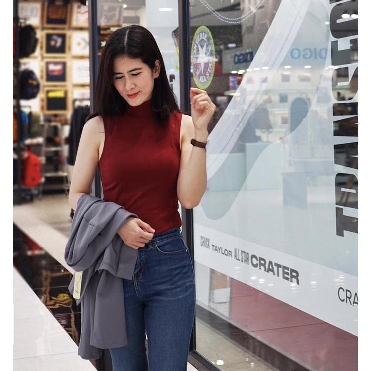 F961 ÁO THUN SÁT NÁCH CỔ CAO