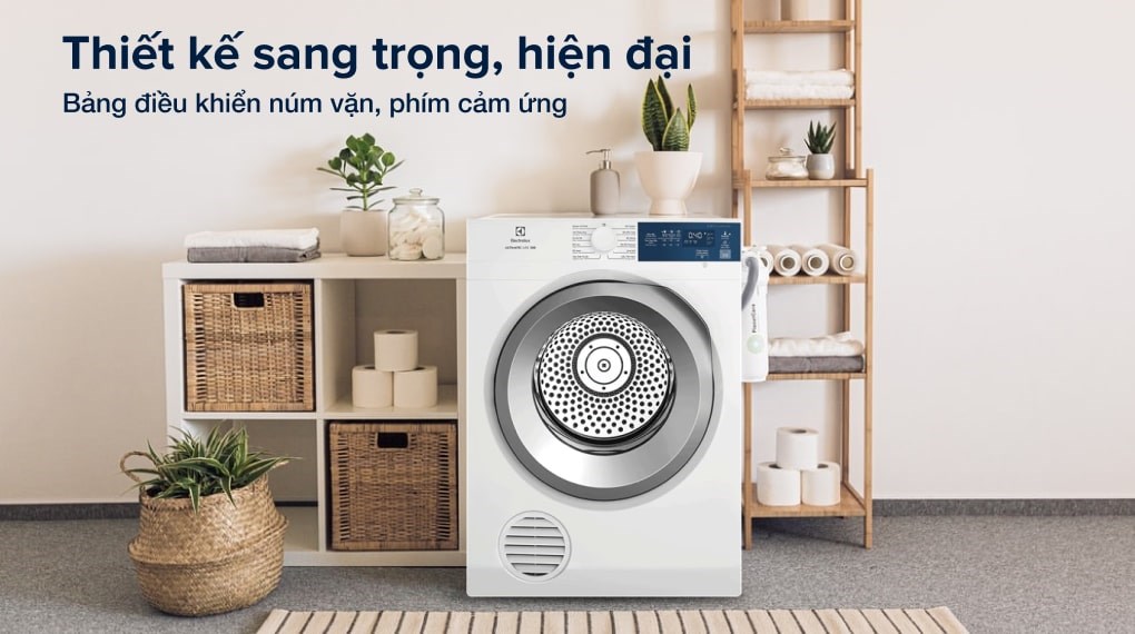 Máy sấy thông hơi Electrolux 8.5 kg EDV854J3WB-Hàng Chính Hãng 