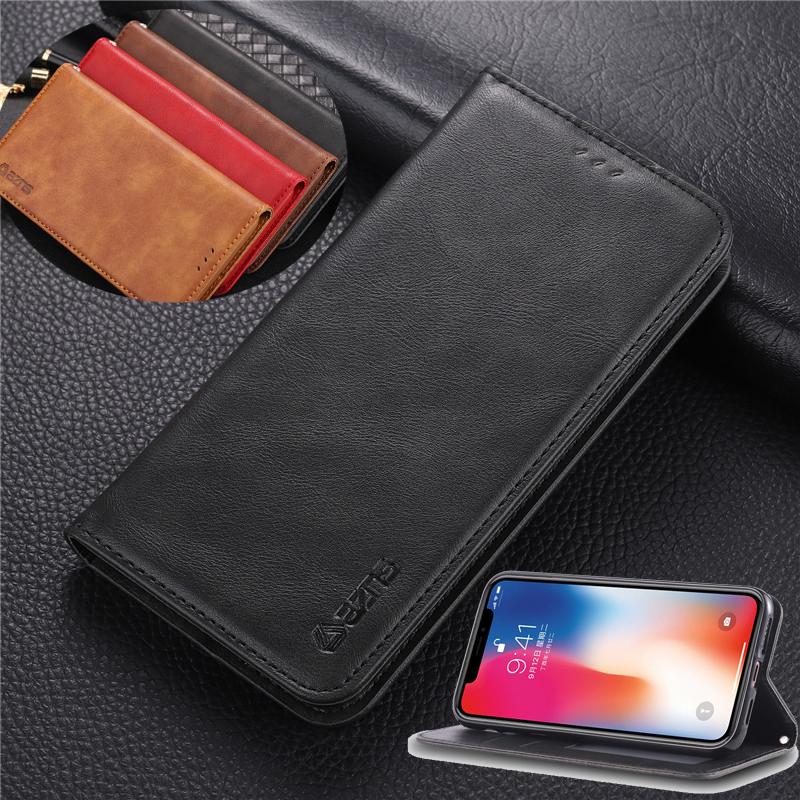 Bao da điện thoại nắp gập kèm ngăn đựng thẻ cho cho Samsung Galaxy S9 S10 Plus S10e J4 J6 A6 Plus 2018 5G