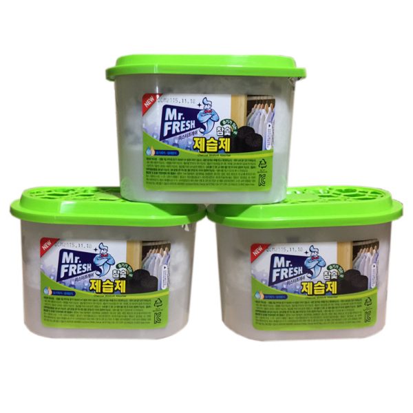 Bộ 3 Bình Hút Ẩm Than Hoạt Tính Khử Khuẩn Mr.Fresh