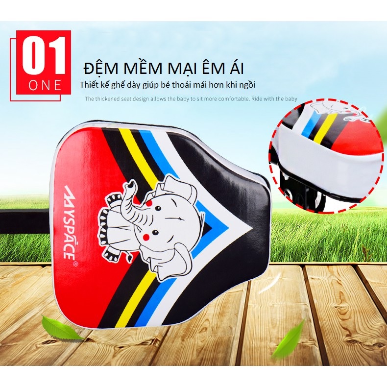 Ghế Gắn Trên Xe Đạp, Xe Điện Cho Trẻ Em Ngồi GB01 Cao Cấp - Hàng Nhập Khẩu