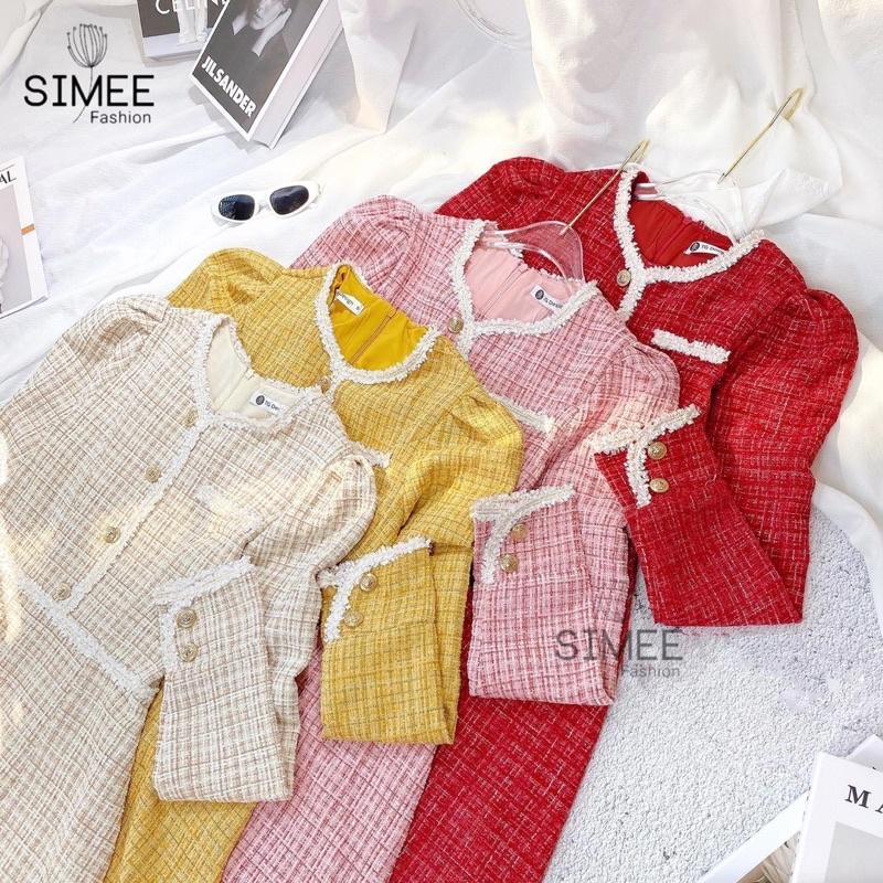 Hot dress !!!!!!!Váy dạ viền tuyết cao cấp Simee thiết kế*** sự kiện tiệc tùng kỷ yếu