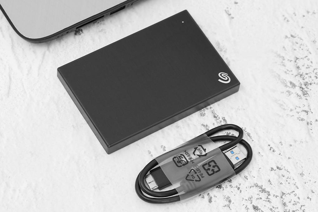 Ổ cứng HDD 1TB Seagate Backup Plus Slim STHN1000400 Đen - Hàng chính hãng