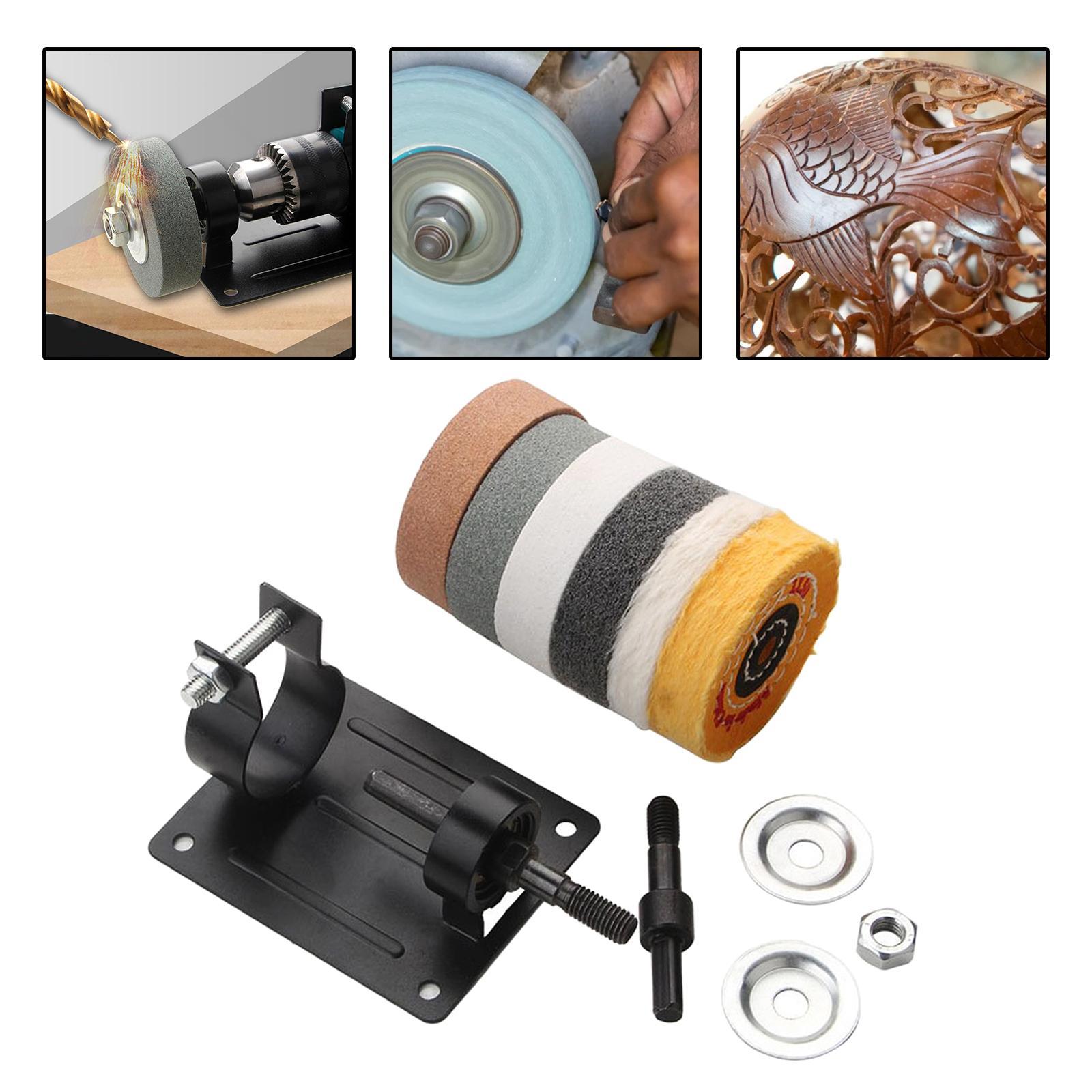 7 Pieces 10mm Electric Drill Cutting Seat Conversion Variable for Grinder