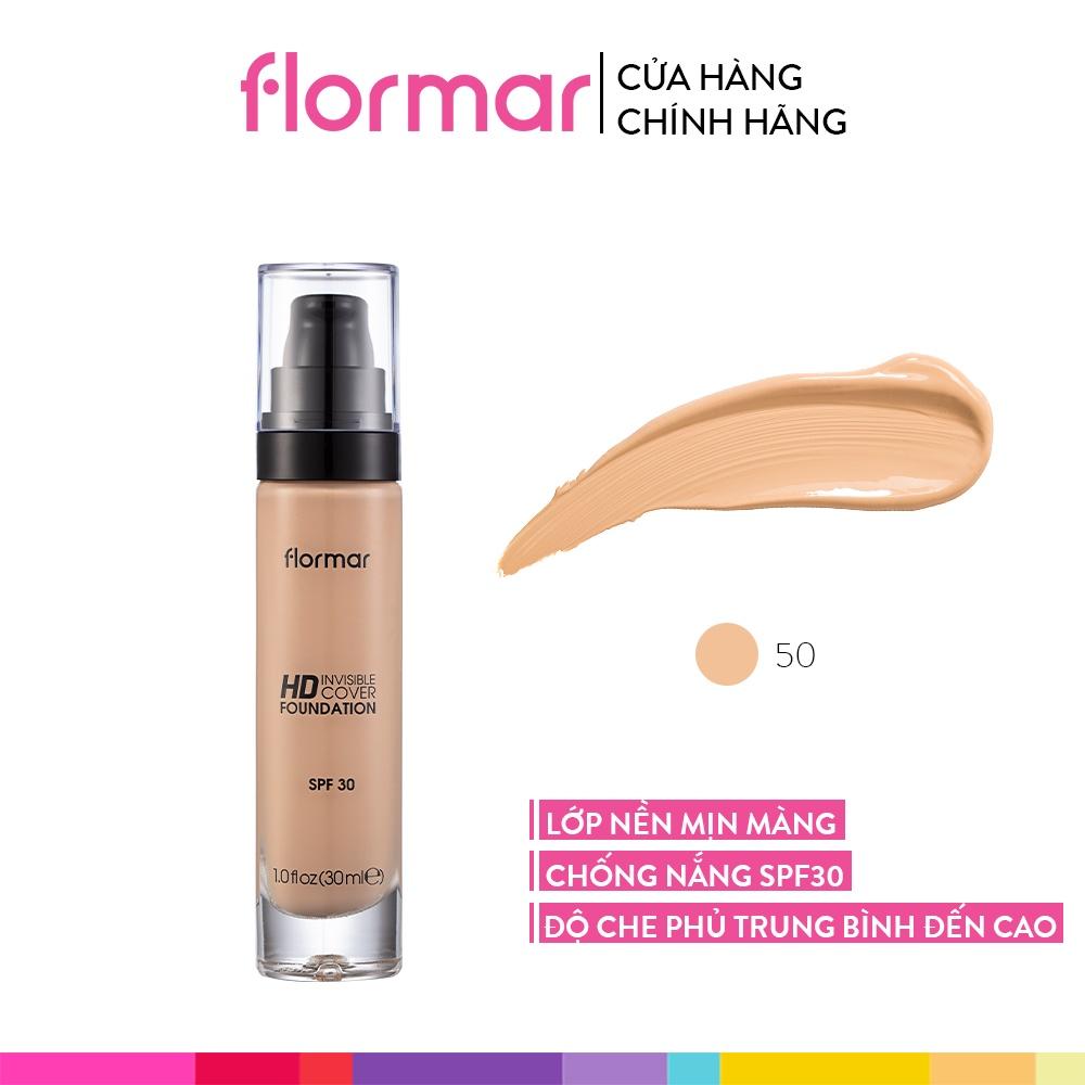 Kem nền Flormar HD Invisible Cover Foundation SPF 30 chống mốc