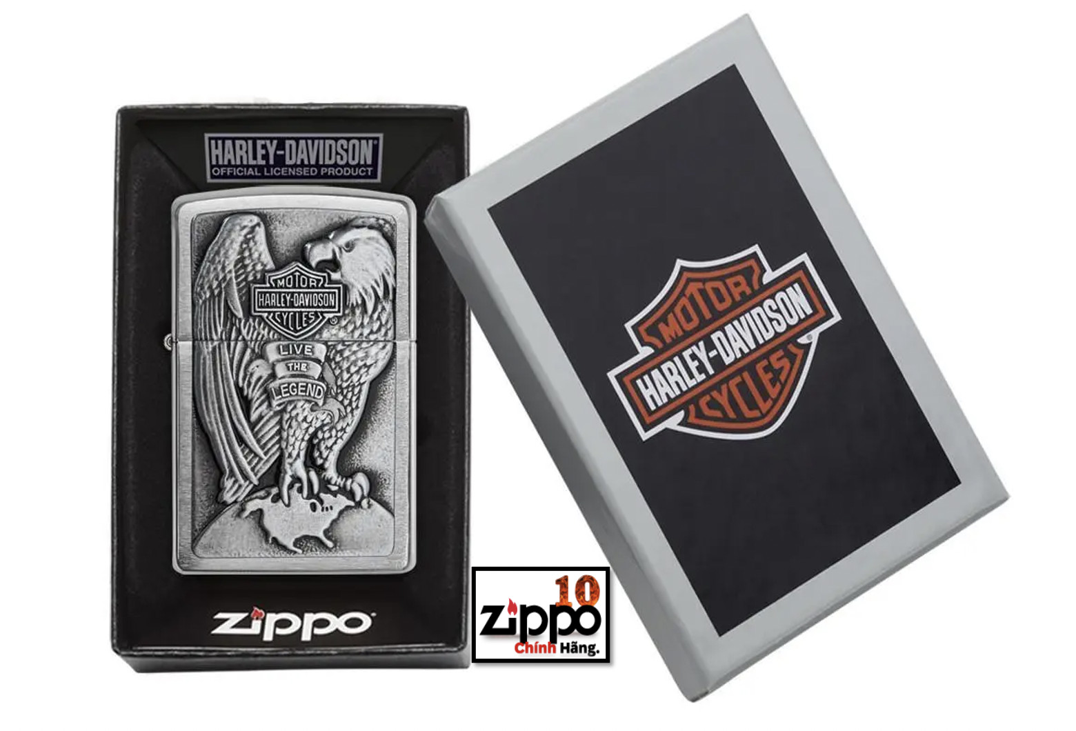 Bật lửa ZIPPO 200HD.H231 Harley-Davidson - Chính hãng 100%
