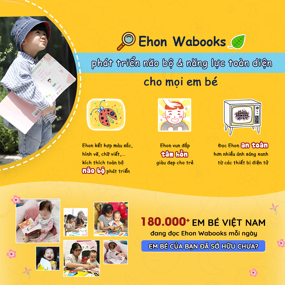 Sách Ehon - Phép So Sánh Diệu Kỳ - Cao Thấp Dành Cho Trẻ Từ 0 - 6 Tuổi