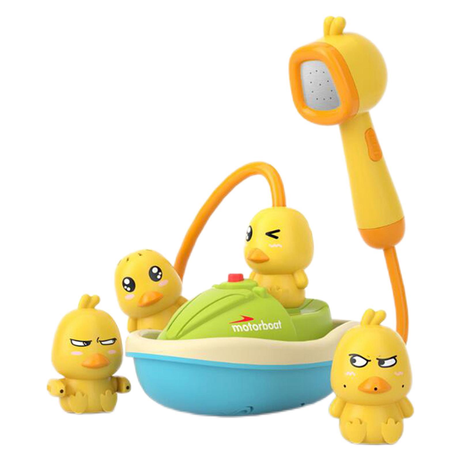 Bath Toys Cute Duck,Electric Water Spray Bathroom Bathing Toys,Kids Bath and Shower Bathtubs Interactive Children Gifts