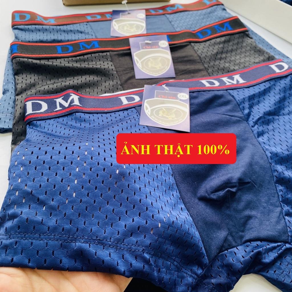 Quần lót nam Boxer thông hơi siêu mát lạnh, Quần sịp đùi nam thông hơi DM siêu dãn ST02 PROMAN