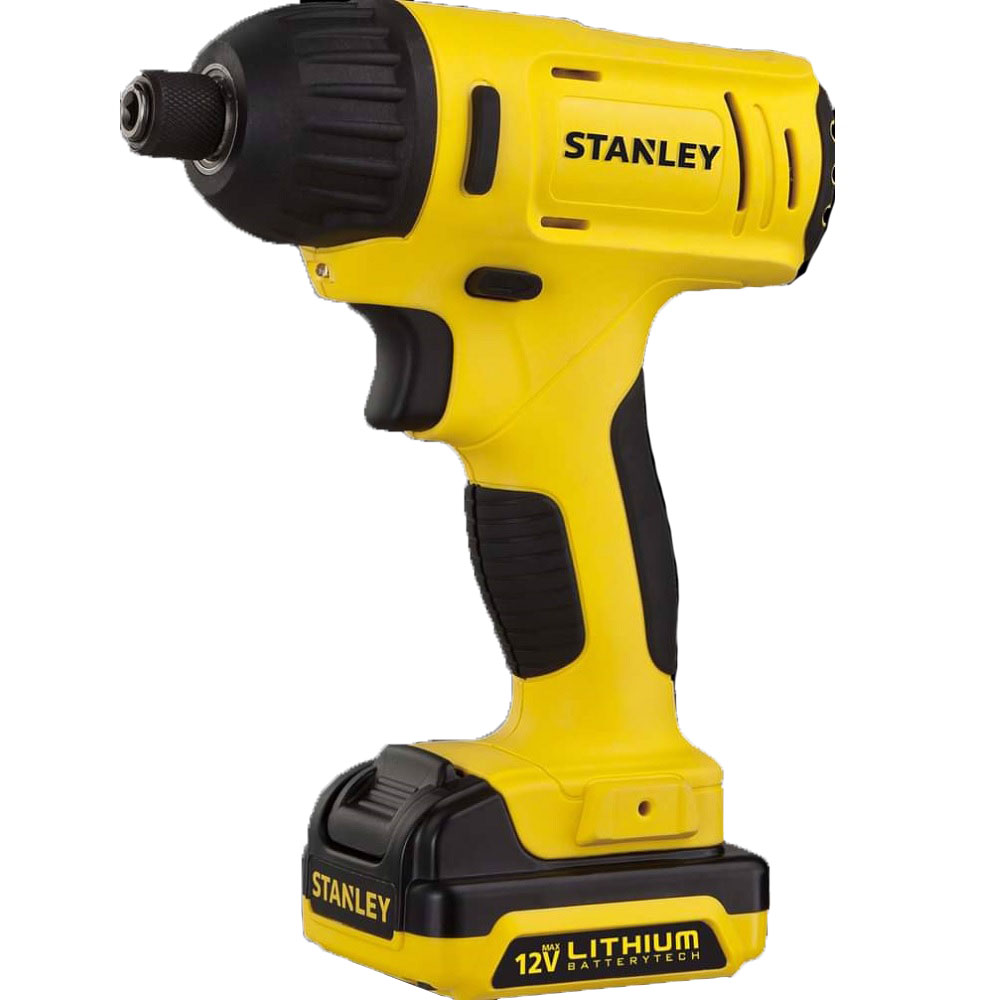 Combo Máy Khoan, Máy Bắt Vít Dùng Pin 1.5Ah Stanley 12V SCHI121S2FK