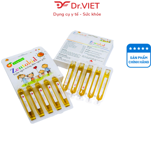 Siro Zentokid Hộp 10 ống - Giúp bé ăn ngon, ngủ ngon, tiêu hóa tốt