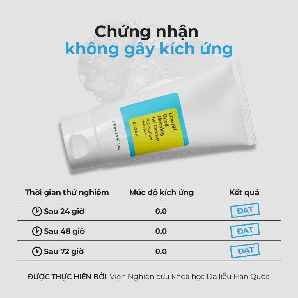 Sữa Rửa Mặt Cosrx Low PH Good Morning Gel Rửa Mặt Hàn Quốc 50ml