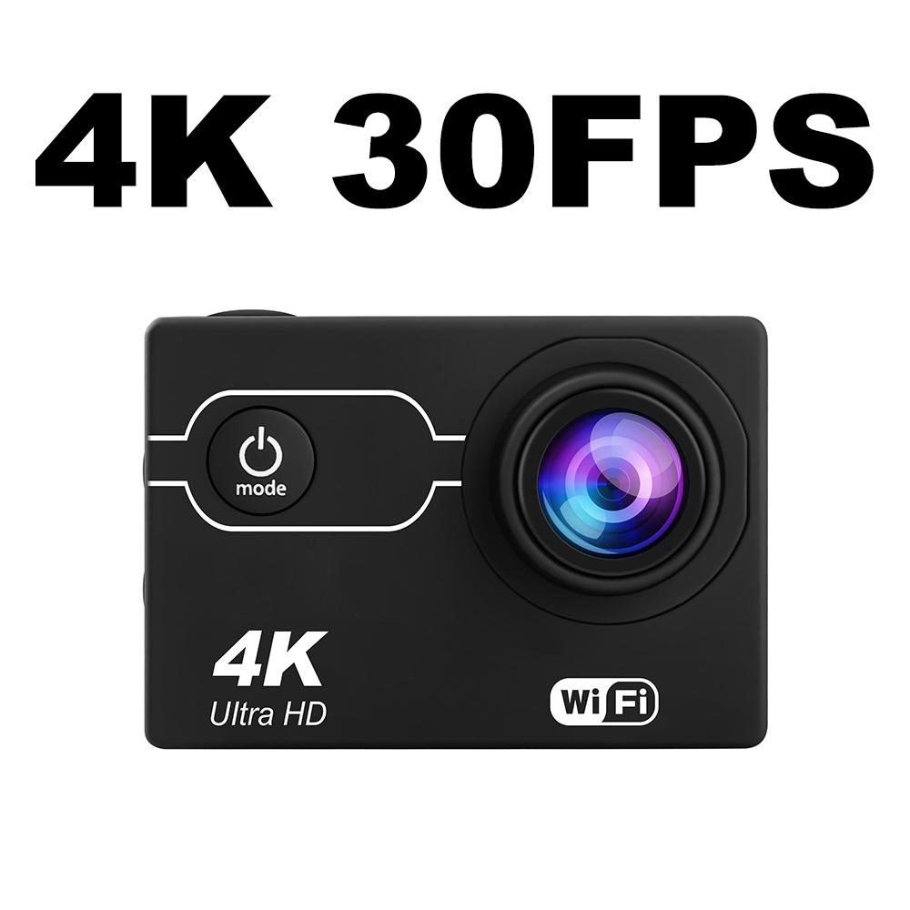 Ourlife 4K 30FPS HD Out Camera hành động Hỗ trợ Wifi Lặn Xe đạp Xe máy Ổ ghi Camera thể thao Mũ bảo hiểm chống nước Cam