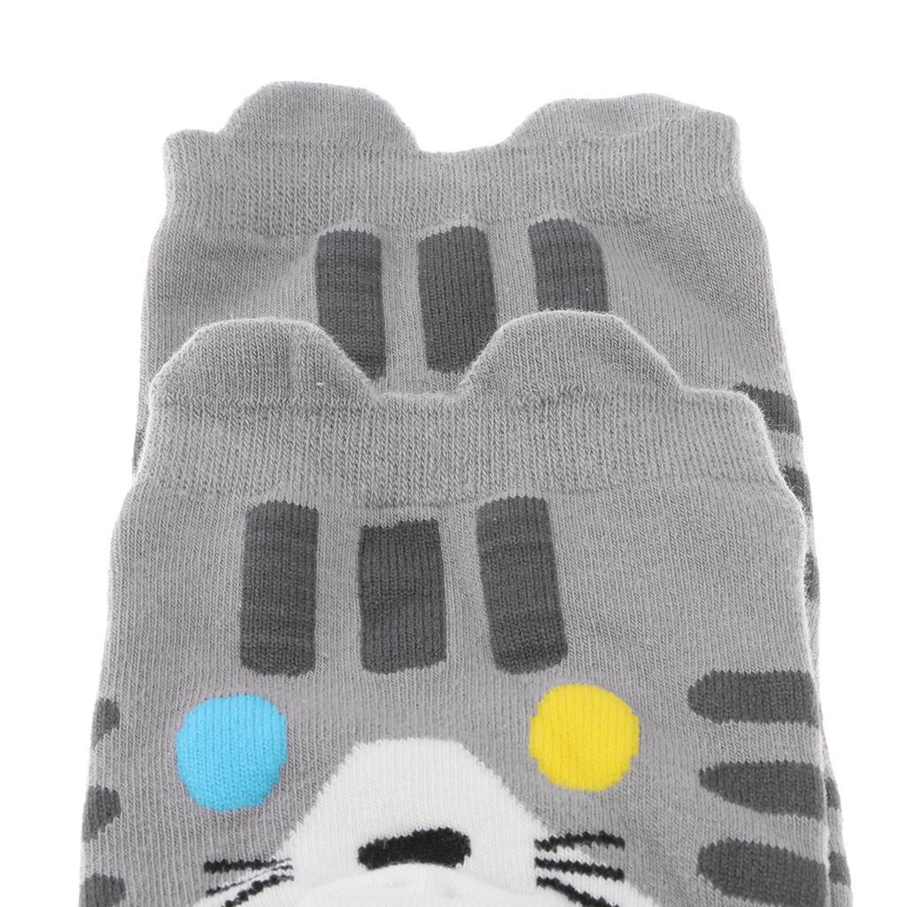Soft Womens Casual 3D Printed Animal Retro High Cut Cotton Socks