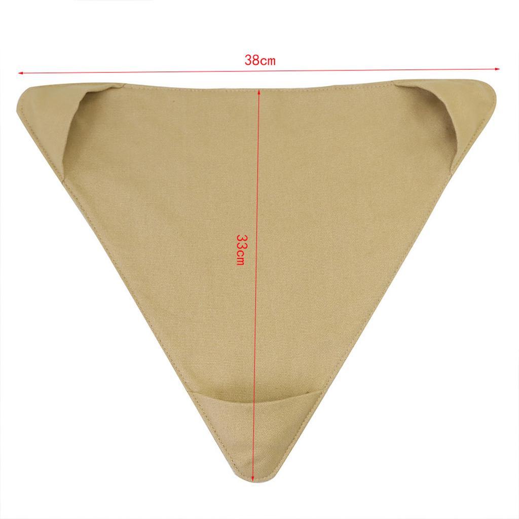 3x Folding Tripod Stool Cloth Lightweight Canvas Chair Cloth Waterproof DIY for Outdoor Travel Fishing Equipment