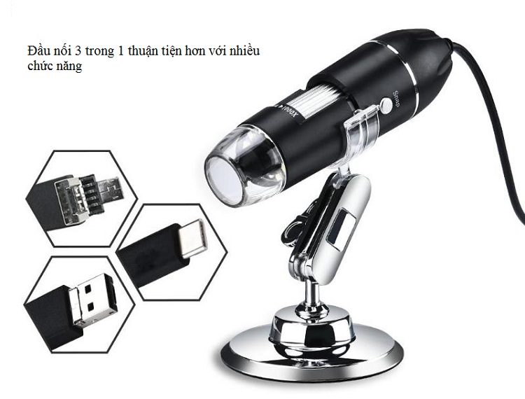 Kính Hiển Vi 1600X Cắm Cổng USB - Hàng nhập khẩu