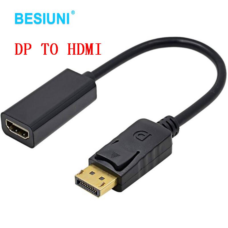 DisplayPort DP đến HDMI tương thích DVI VGA Bộ chuyển đổi 1080p Hiển thị đầu nối Port Port cho máy tính xách tay máy chiếu PC máy tính xách tay HDTV