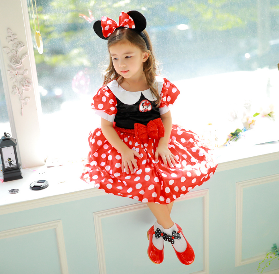 Váy hóa trang cao cấp Minnie - kèm phụ kiện