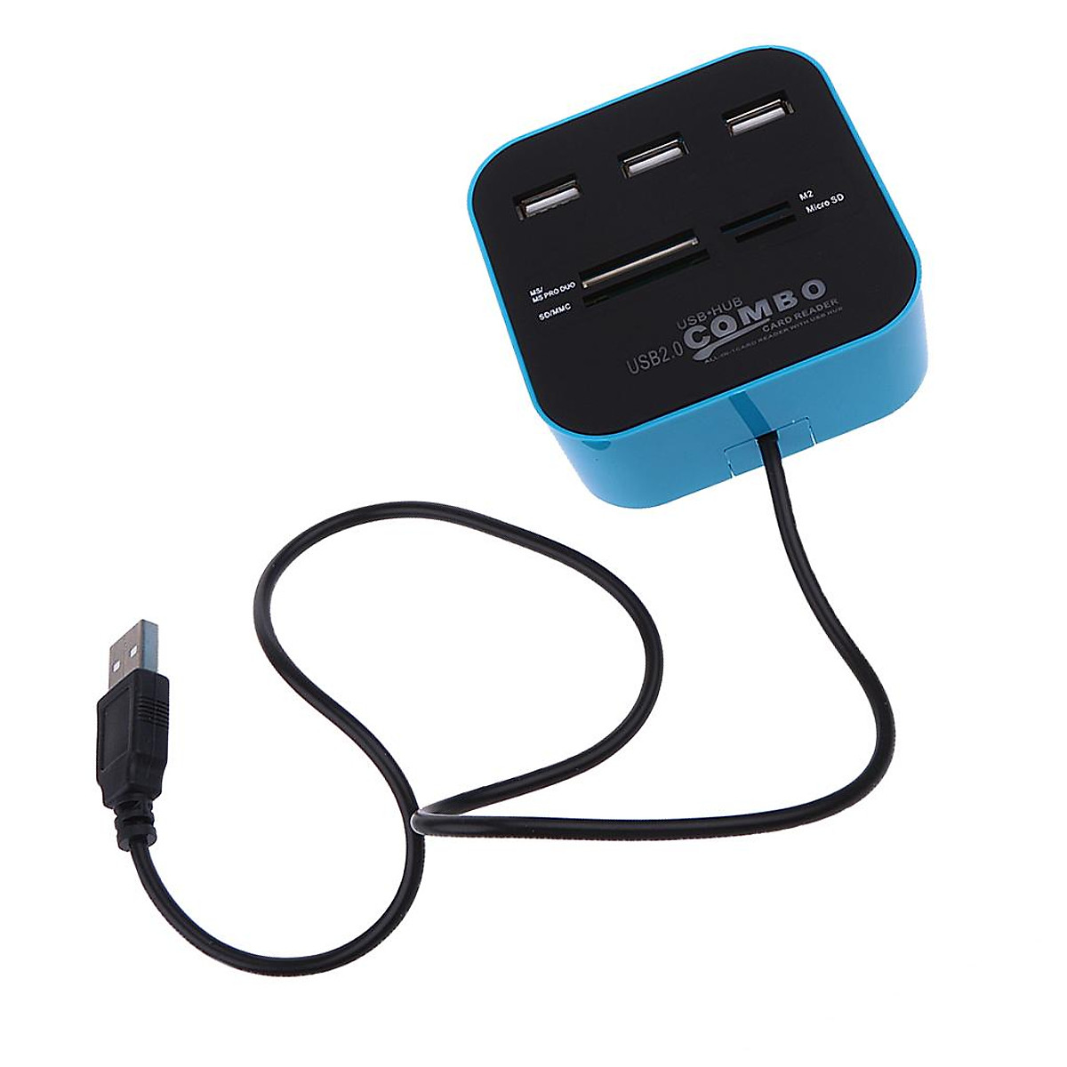 Combo hub usb 2.0 + card reader -HN