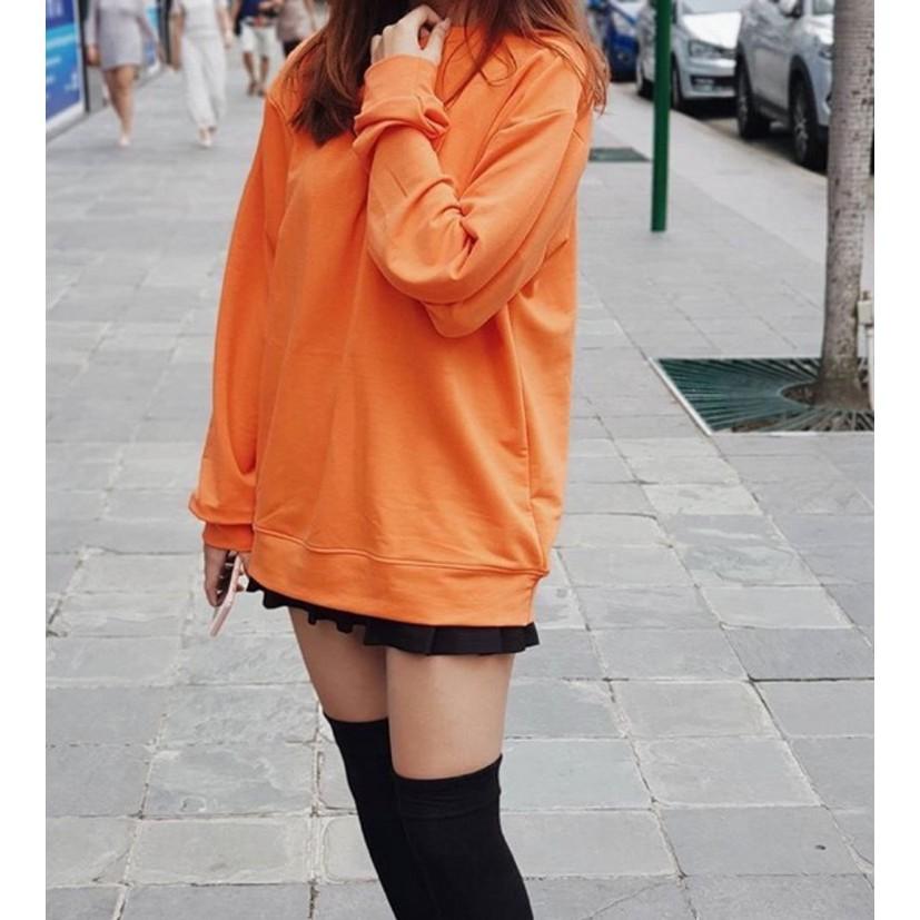 ÁO SWEATER TRƠN BASIC (đủ màu) Unisex Ulzzang Streetwear Streetstyle