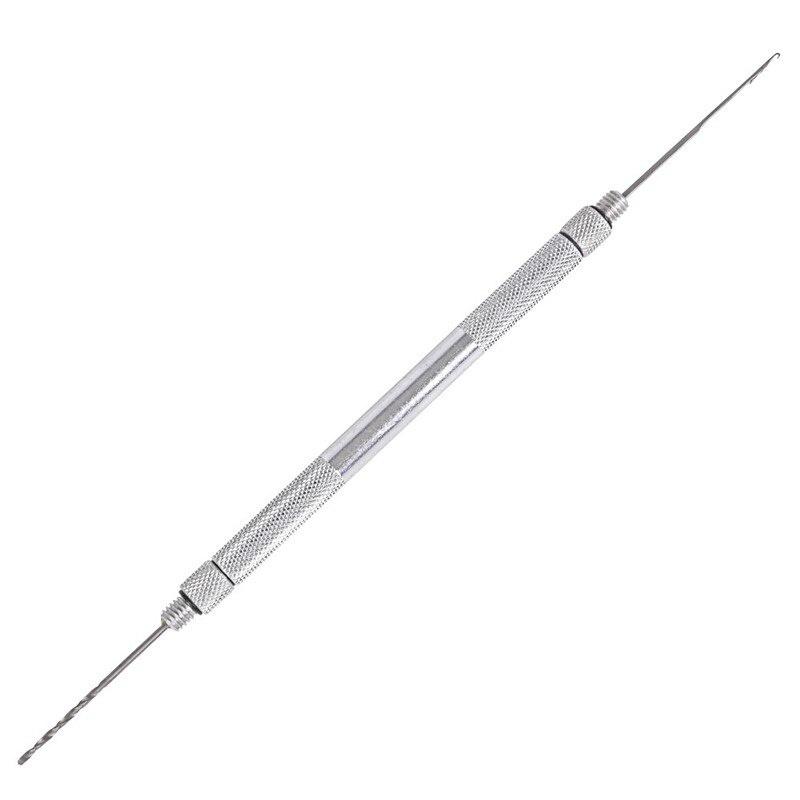 3In1 Set Aluminum Boilie Carp Fishing Rigging Bait Needle Kit Tool Set Fish Drill Tackle Rigging Tool with Nonslip Alloy Handle