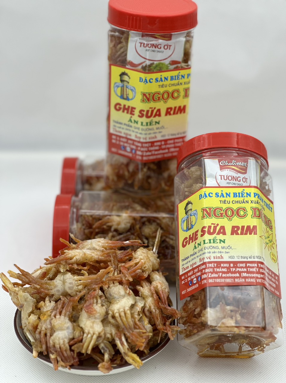 Đặc sản Phan Thiết - Ghẹ Sữa Rim Gói (Hộp) 100 Gram Đã Chế Biến Ăn Liền Ngon Ơi Là Ngon Của. Hạn Sử Dụng 12 Tháng Kể Từ Ngày Đặt Hàng - OCOP 4 Sao