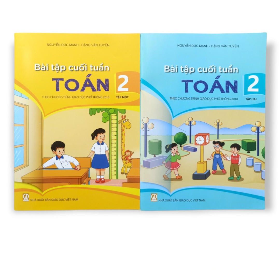 Combo Bài Tập Cuối Tuần Toán Lớp 2 Tập 1+2 (CTM)