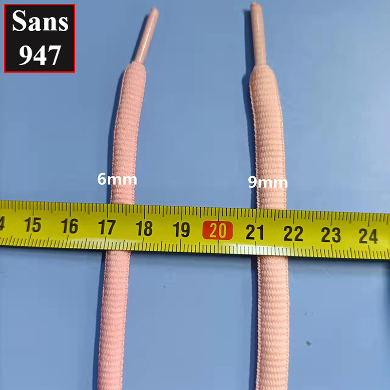 Dây giày tròn to 9mm Sans947 140cm 160cm 180cm thể thao sneaker sports shoelaces đen nâu trắng be xanh đỏ