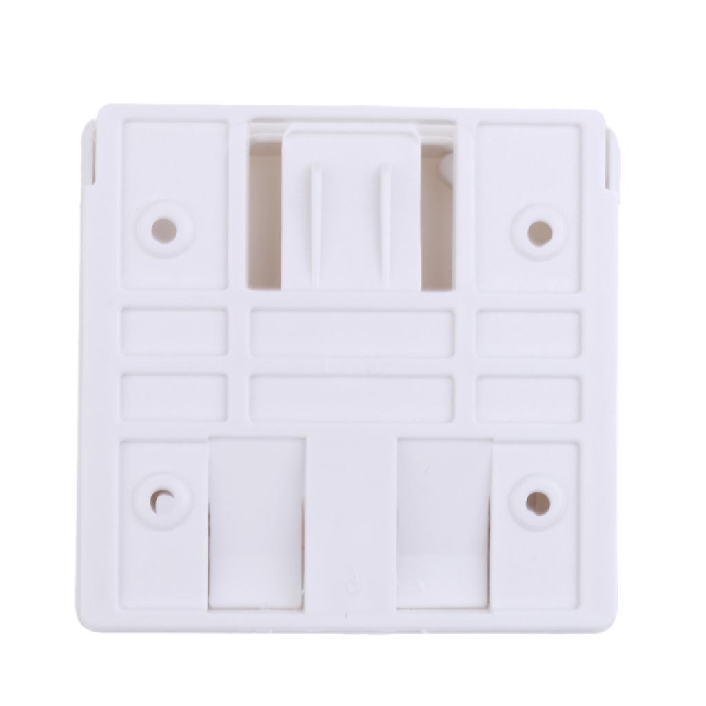 2Pcs Adjustable Folding White Drink Holders - Boat/Marine//Car/RV/Cup