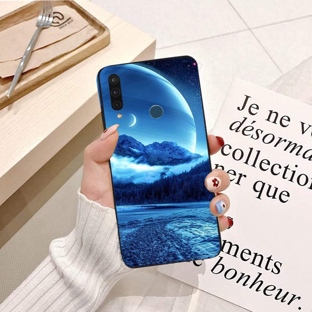 Ốp lưng dành cho điện thoại Vsmart Silicon dẻo hình Trăng Xanh