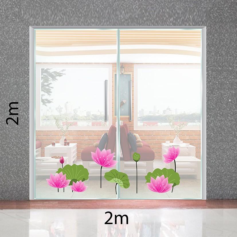 DECAL TRANG TRÍ TRUNG THU SỐ 11 ĐẦM SEN HỒNG
