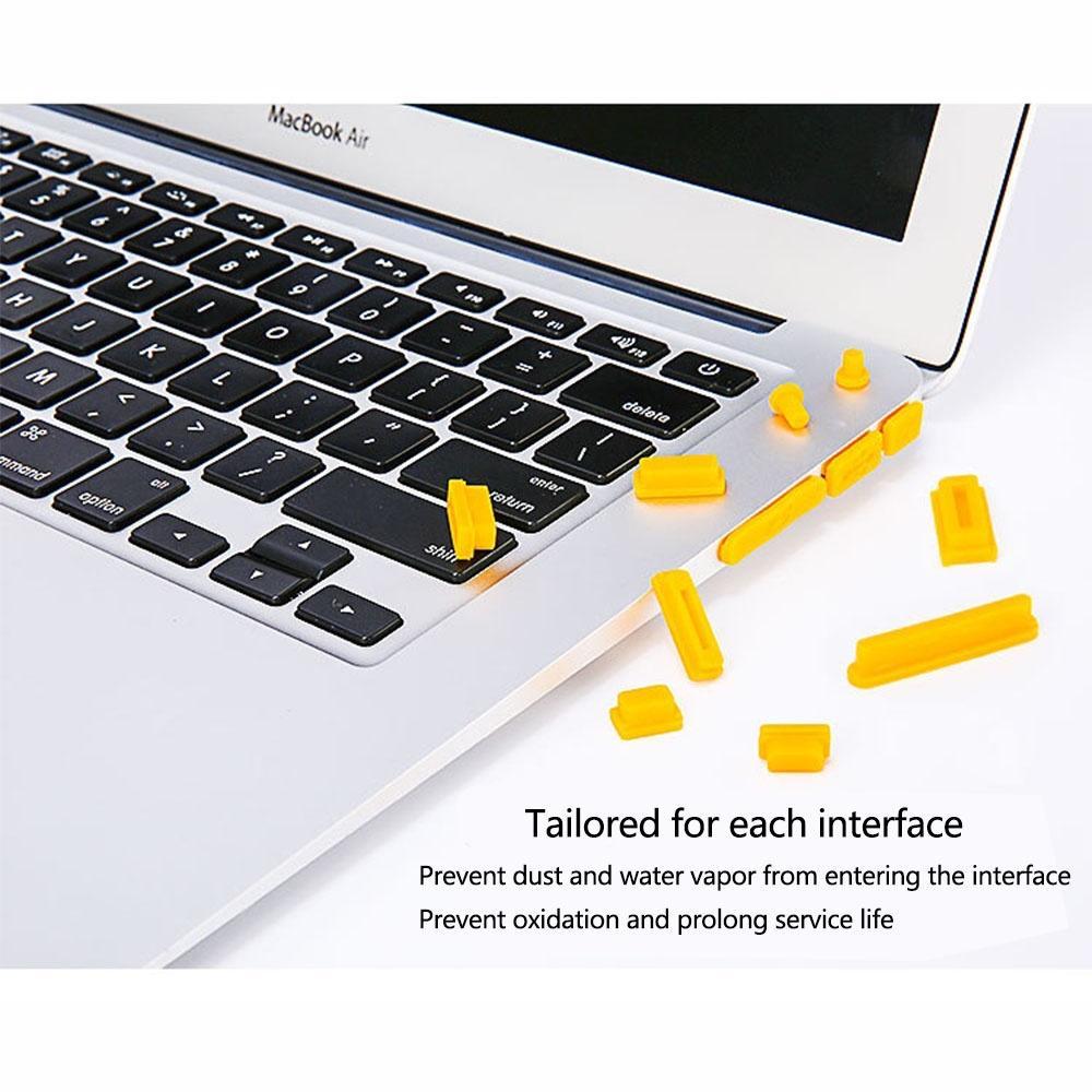 Nút Cắm Chống Bụi Nhiều Màu Cho MacBook Air Pro 13 13.6 15 16 inch 2020 2019 2018 M1 M2 A2681 A2337 A2338 A2179 A2251 A2289 A2141 A2159 A1707 A1706