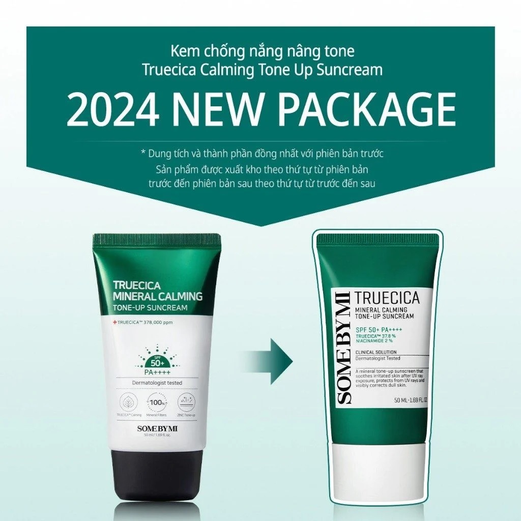 Kem Chống Nắng Some By Mi Trucica Mineral 100 Calming Suncream SPF50+/PA+++ 50ml