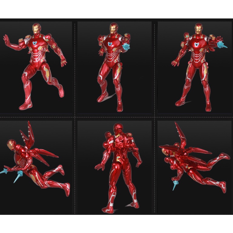 Mô hình khớp động Iron man Mk50 Nano trạng thái cuối trong Avengers Endgame 2114 2