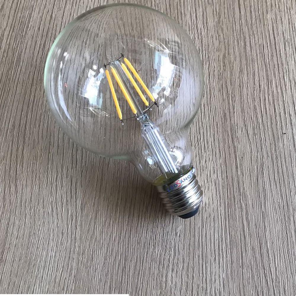 Bóng led edison 4w G95 G80 ĐUÔI E27 , SIÊU ĐẸP, Vỏ trong, vỏ trà, ánh sáng êm dịu